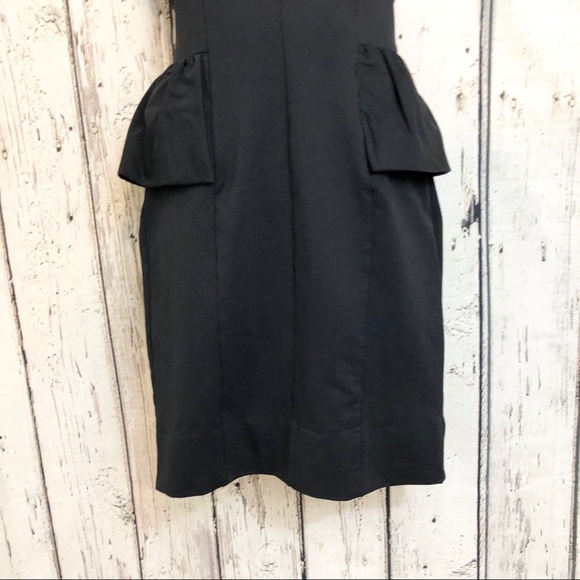 Marc by Marc Jacobs Beautiful black classy ruffle dress size xs sophisticated - Picture 4 of 8